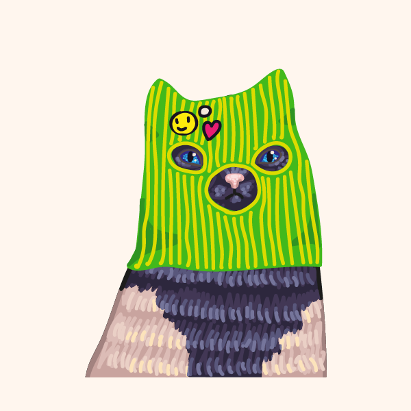 Kittens in balaclavas #14 static token preview