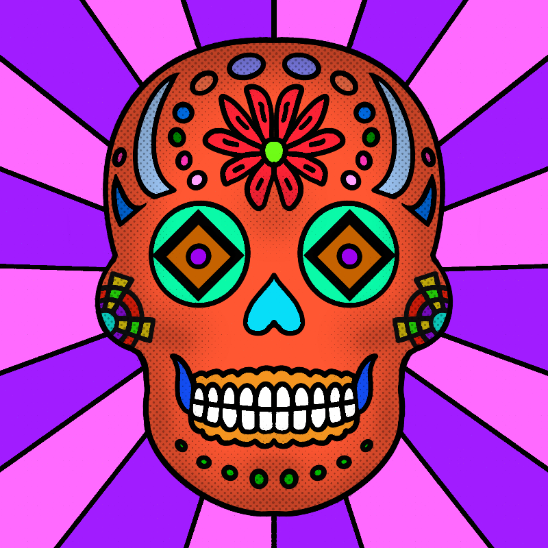 Sugar Skulls #13 static token preview