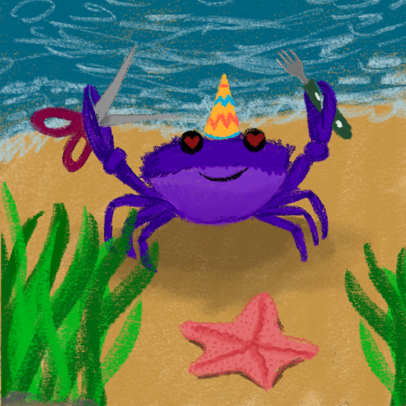 Silly Crab #8 static token preview