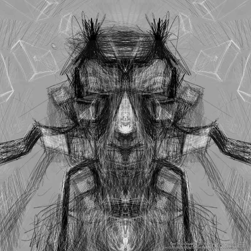 One Tezo Drawings_257+ #15 static token preview