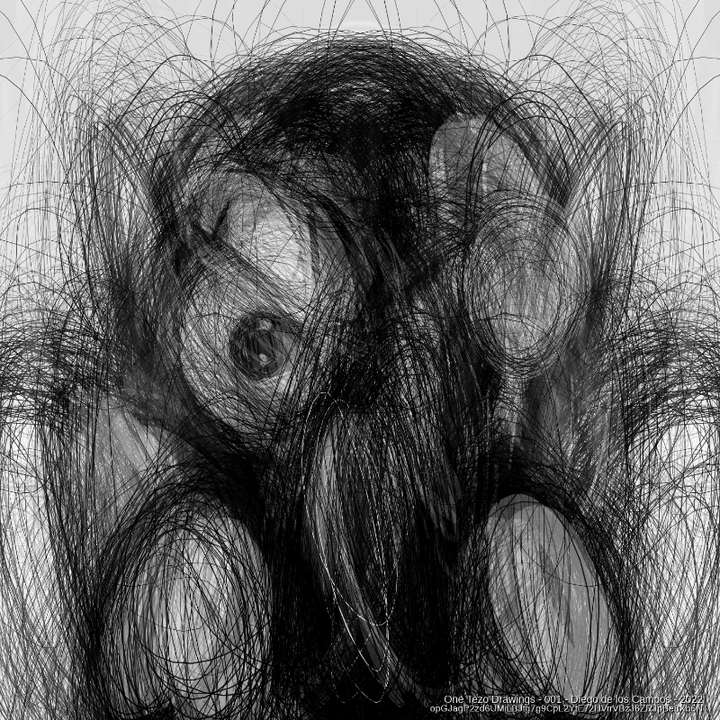 One Tezo Drawings #23 static token preview