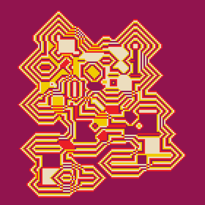 Superimposed Octagonal Pyramids #13 static token preview
