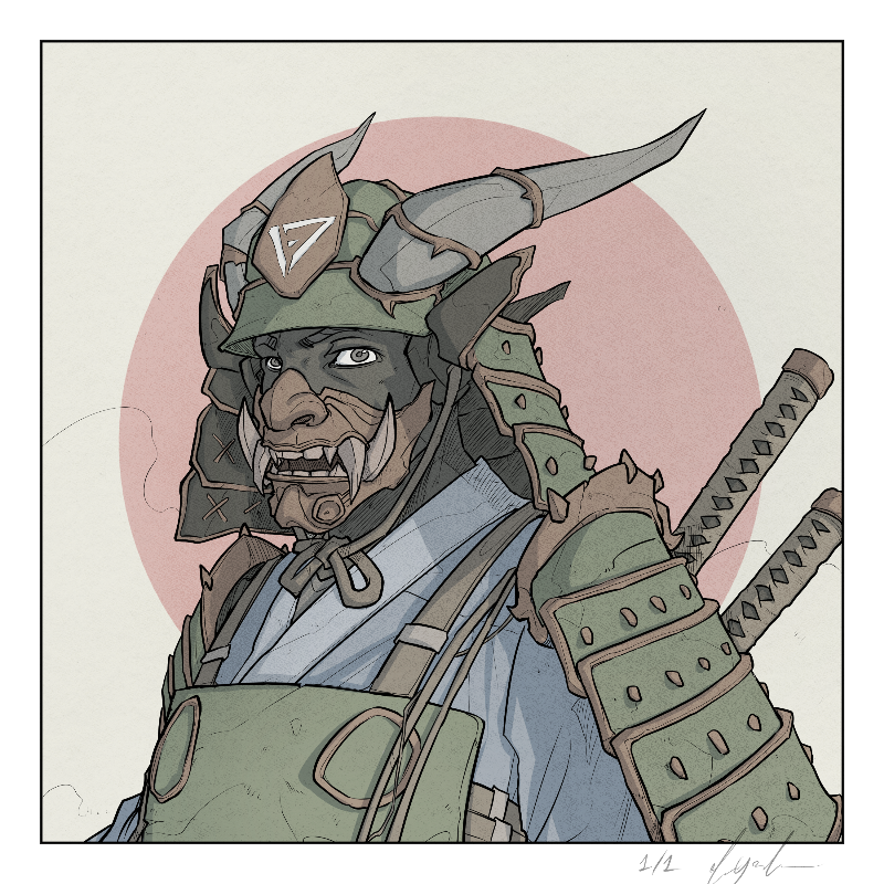 侍 (SAMURAI) #3 static token preview