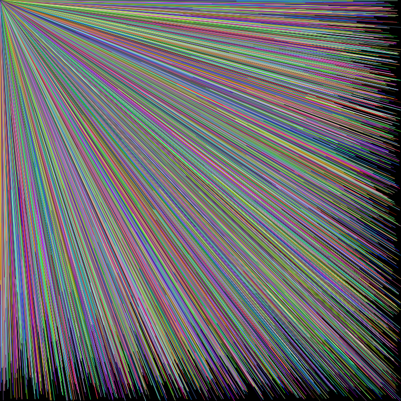 Colorful Lines #22 static token preview