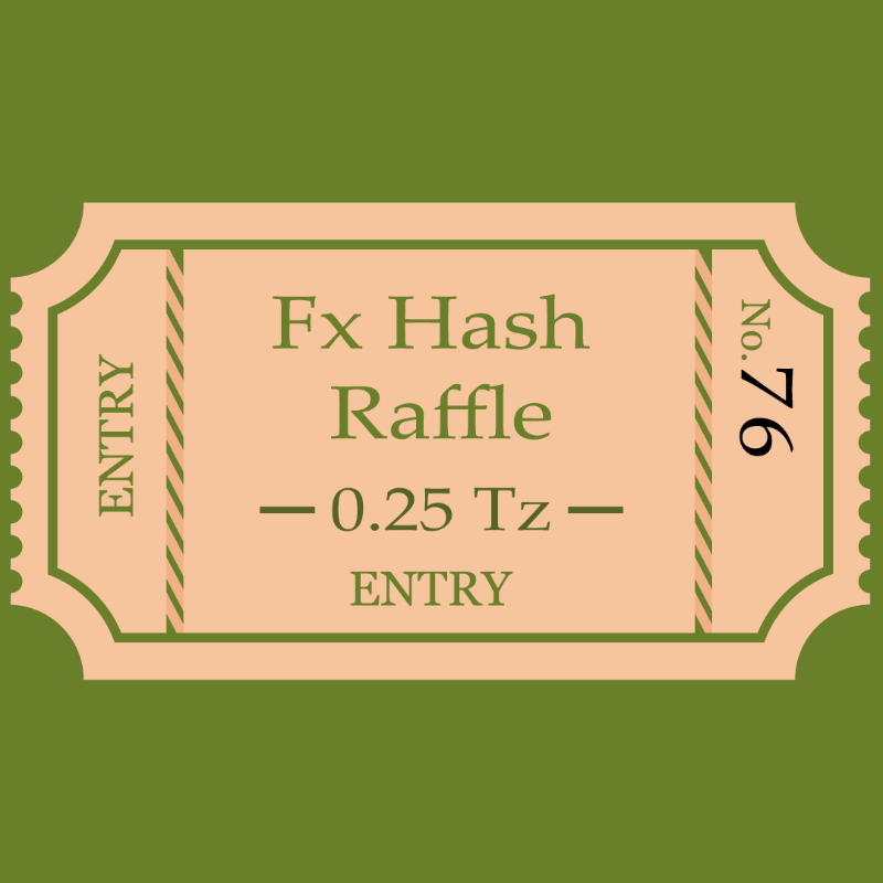 Tezos Raffle Ticket #4 static token preview