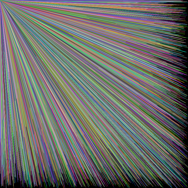 Colorful Lines #7 static token preview