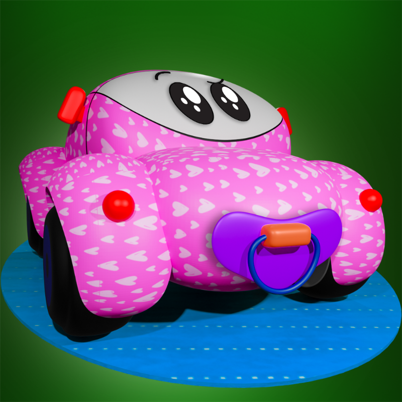 Morixels Colab #8 BabyCar #19 static token preview