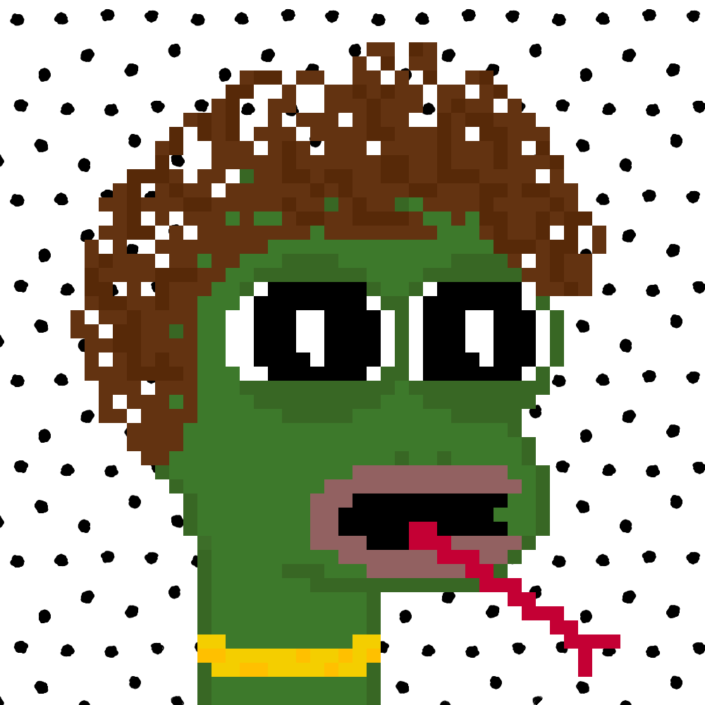 LITTLE PEPE CLUB (fxhash 1.0 batch) #5 static token preview
