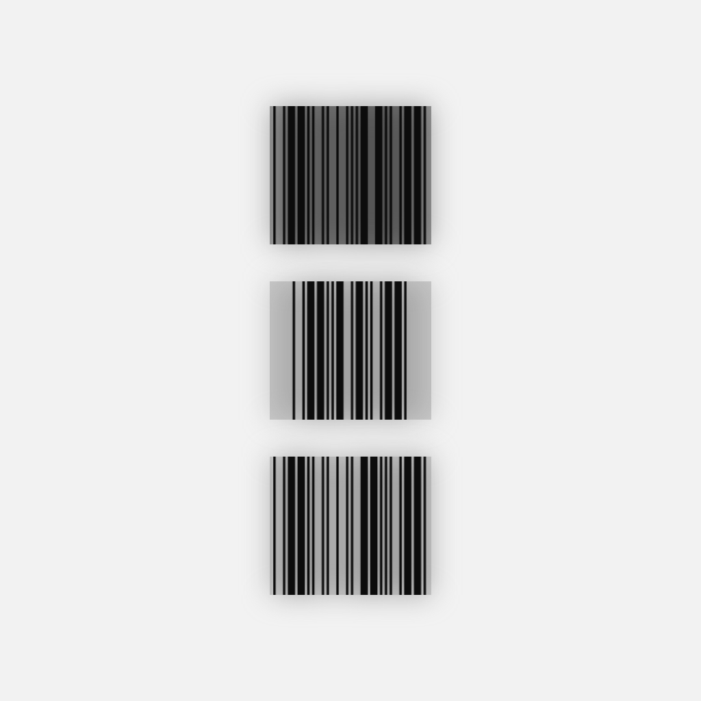 barcode(fxhash) #17 static token preview