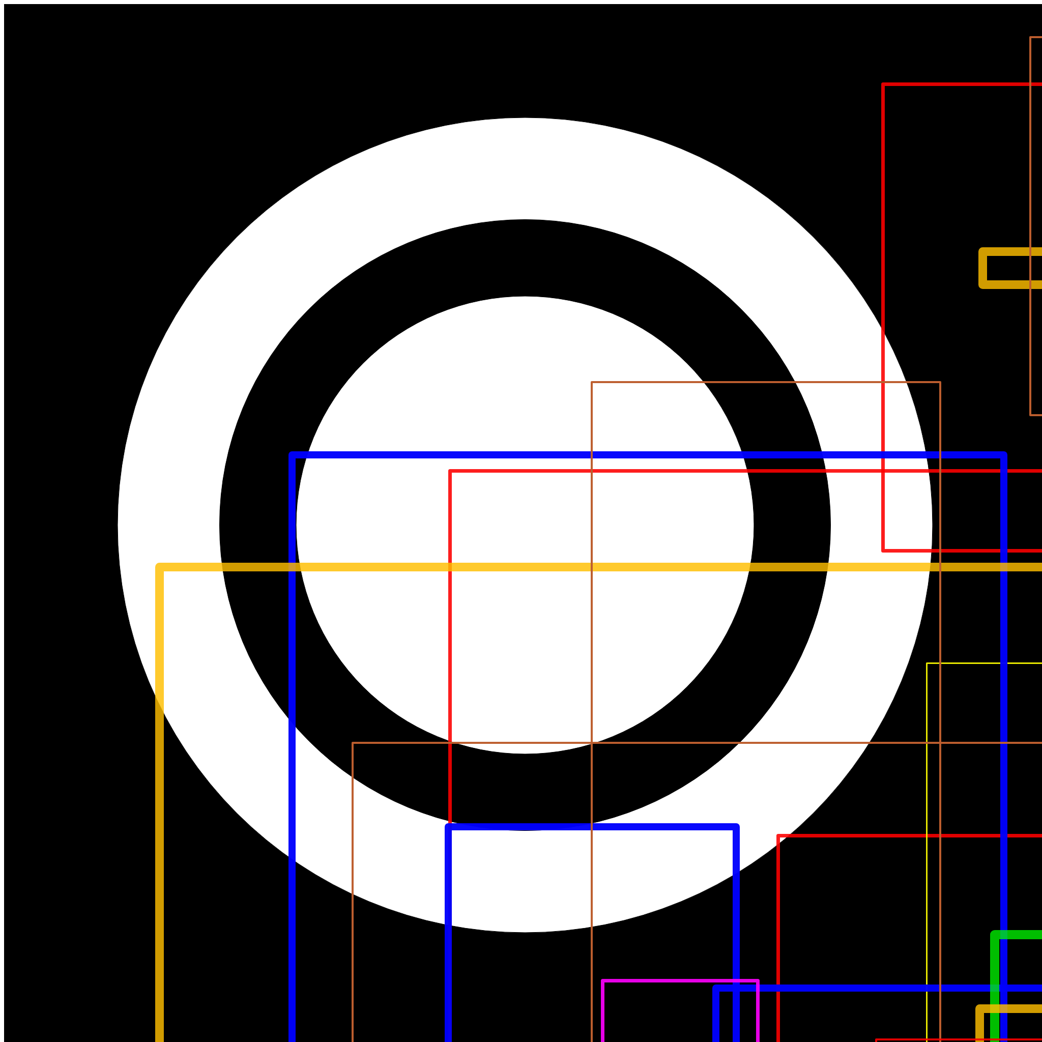 Study in Seven Coloured Strokes (+ B & W) #2 static token preview