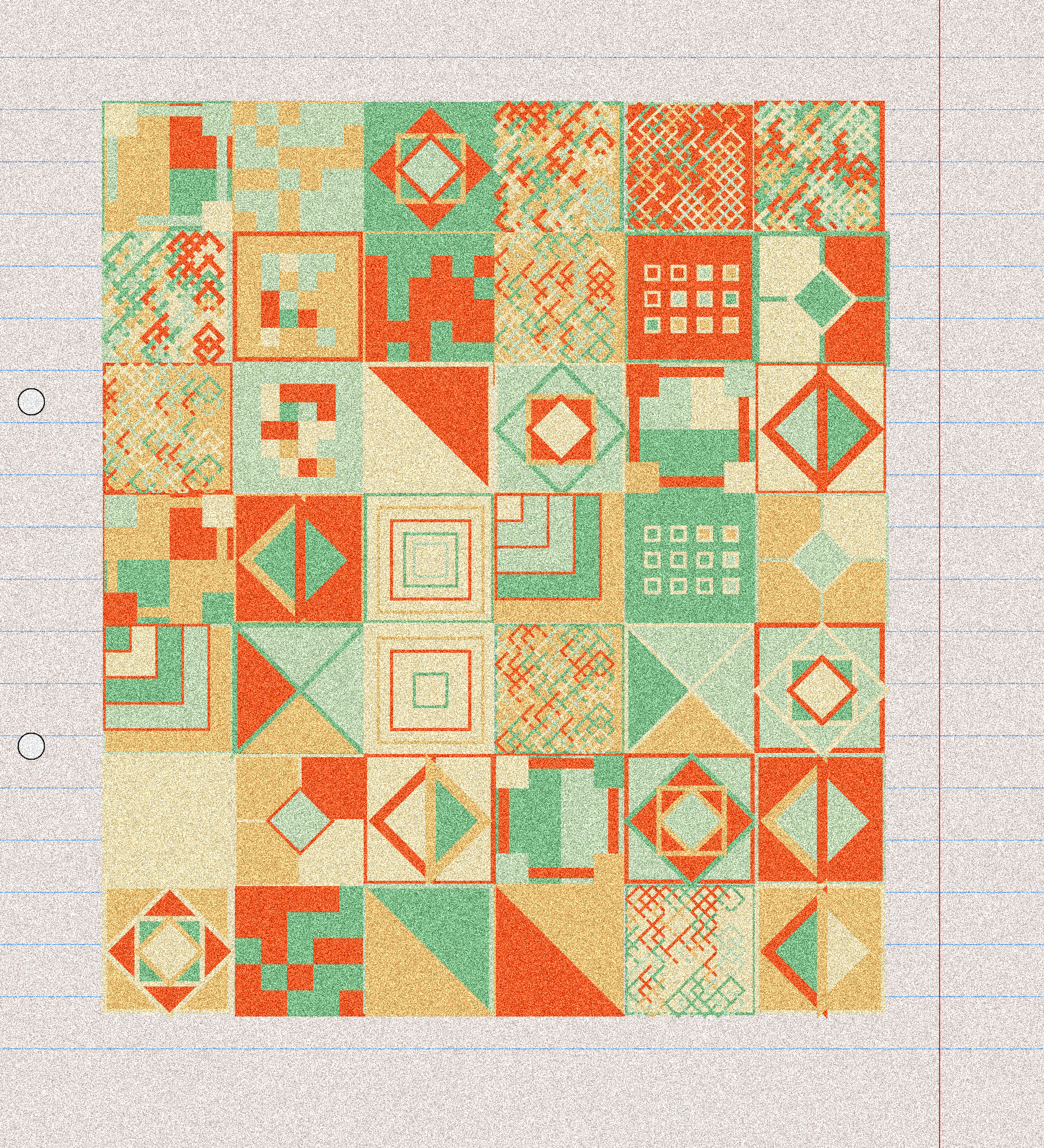 sketchbook page 8: annoying grid #24 static token preview