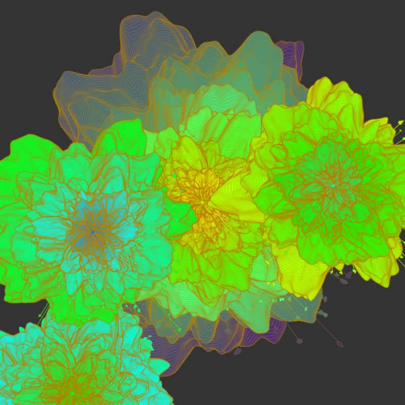 Bouquet of digital flowers #2 static token preview