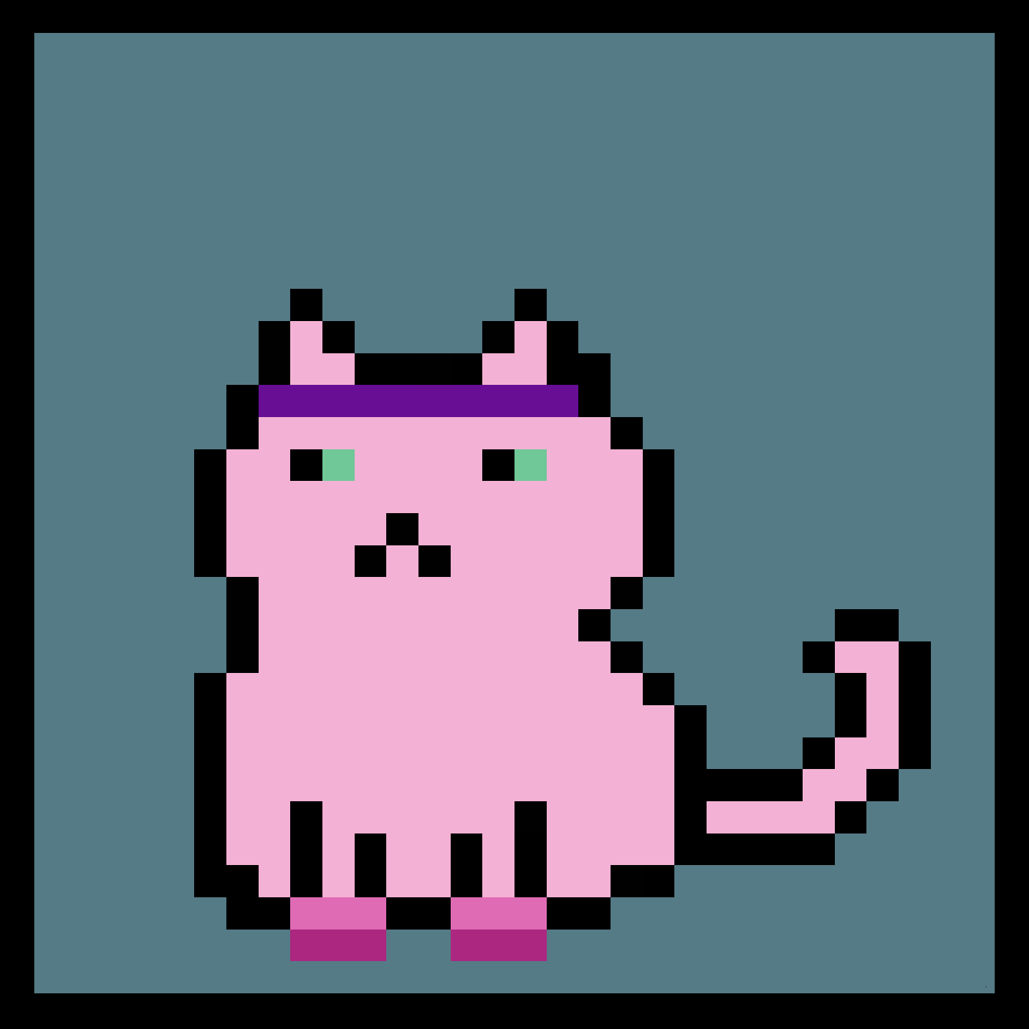 Lazy Kitties #982 static token preview