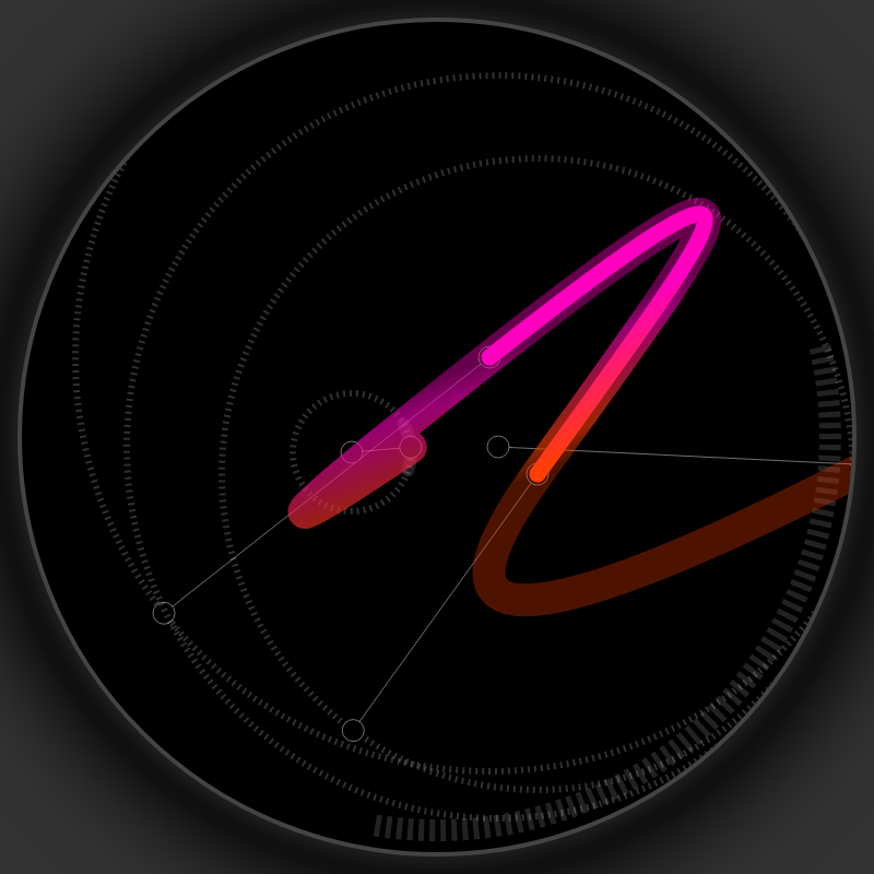 Neon Curves #16 static token preview