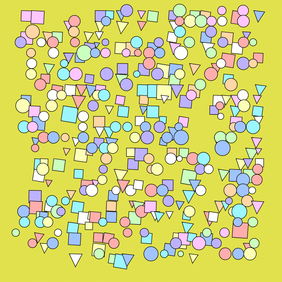Geometric Mess #23 static token preview