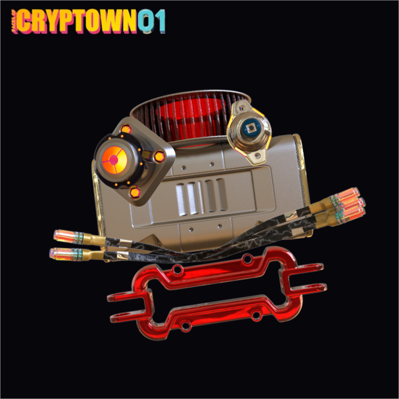 FacesOfCryptown vol.01 #4 static token preview