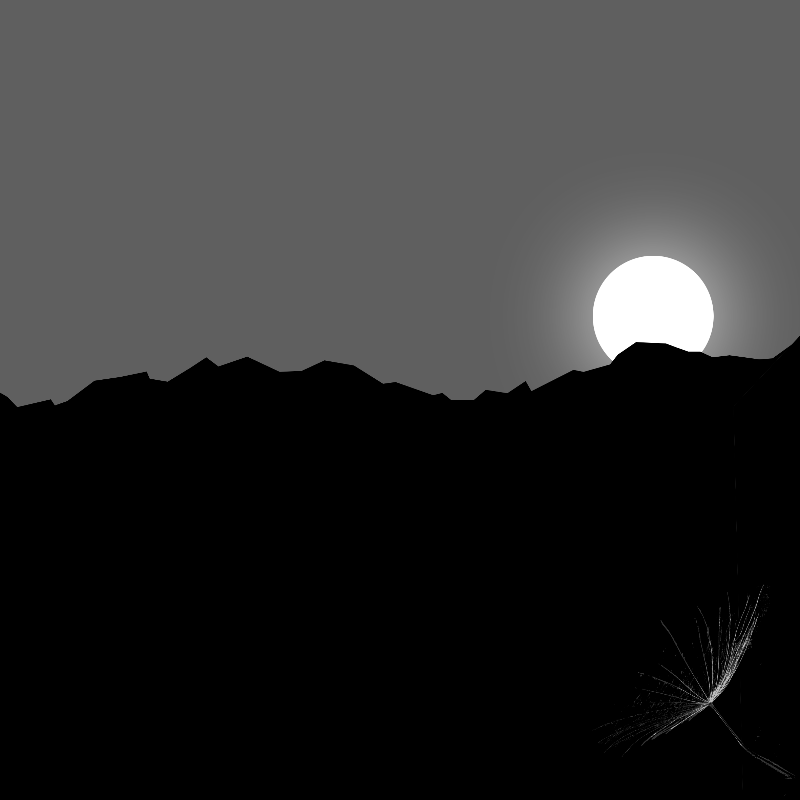 Dandelion at night #2 static token preview