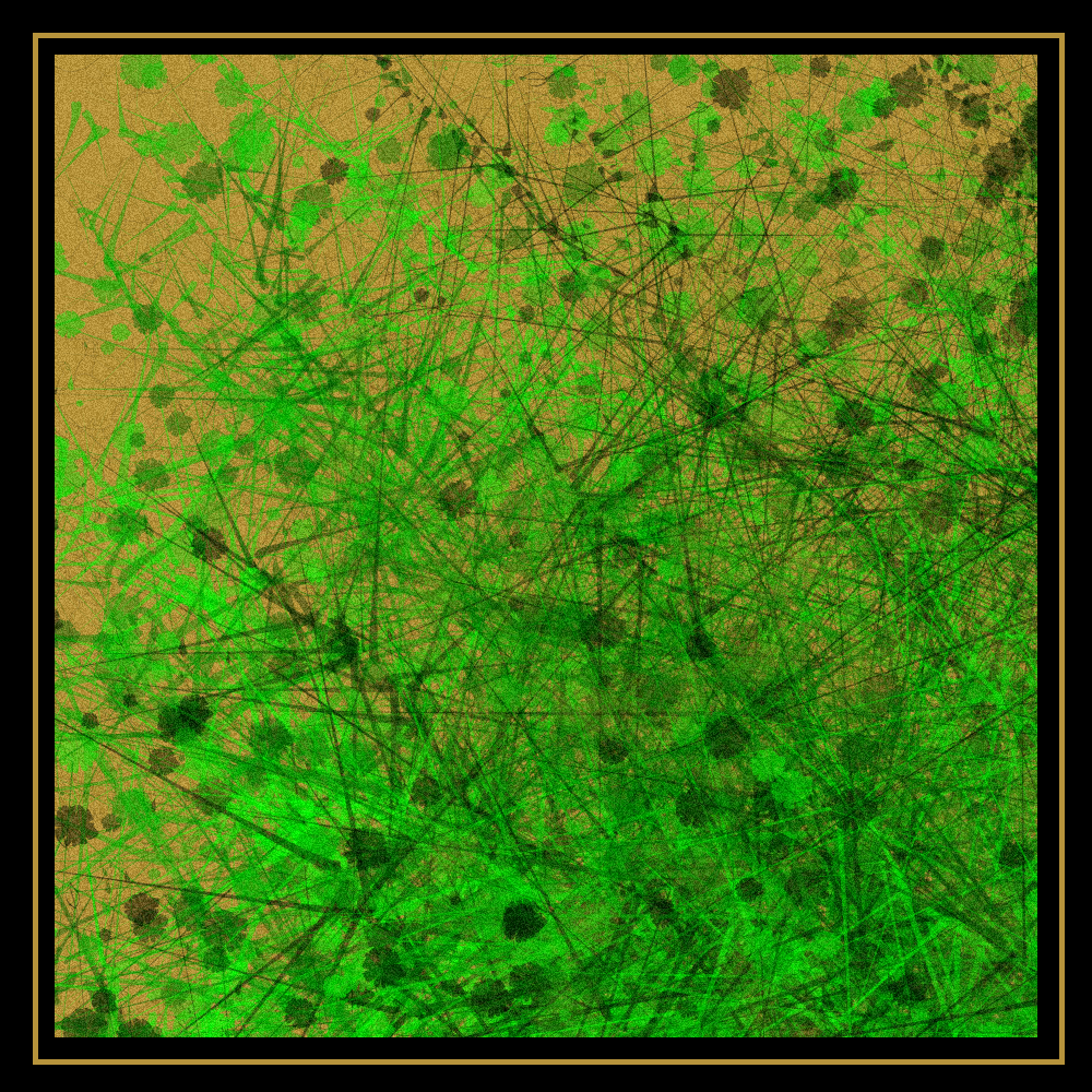 Abstract painting - vegetation #12 static token preview