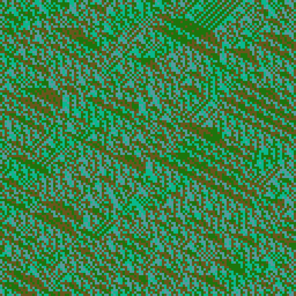 Blending Neighbors Cellular Automata #28 static token preview
