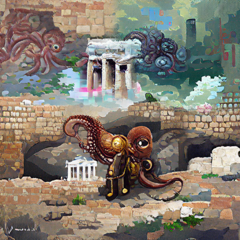 Octopus's Gardens and Ruins #1 static token preview
