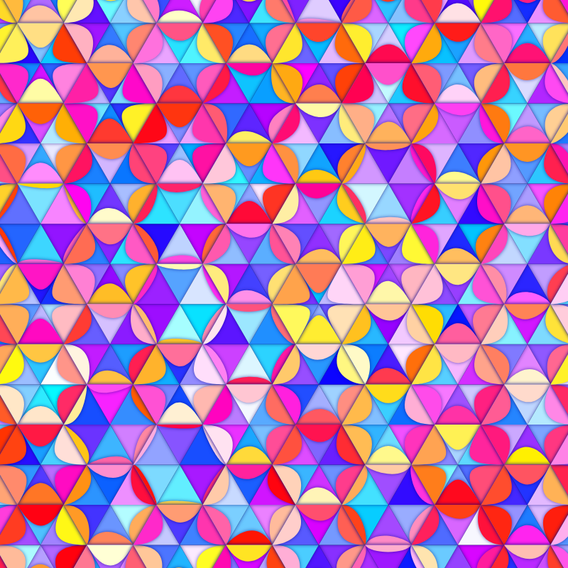 Kaleidoscope Flowers #6 static token preview