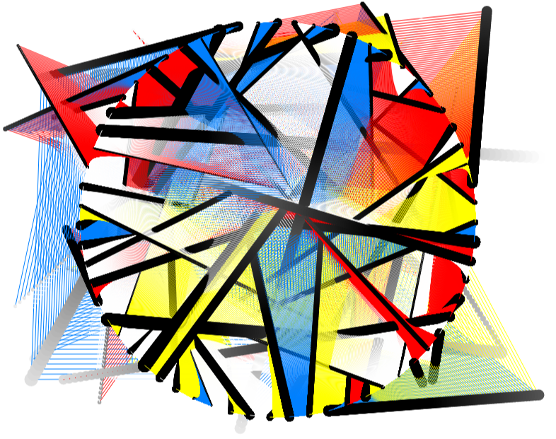 De Stijl Interpolated #15 static token preview