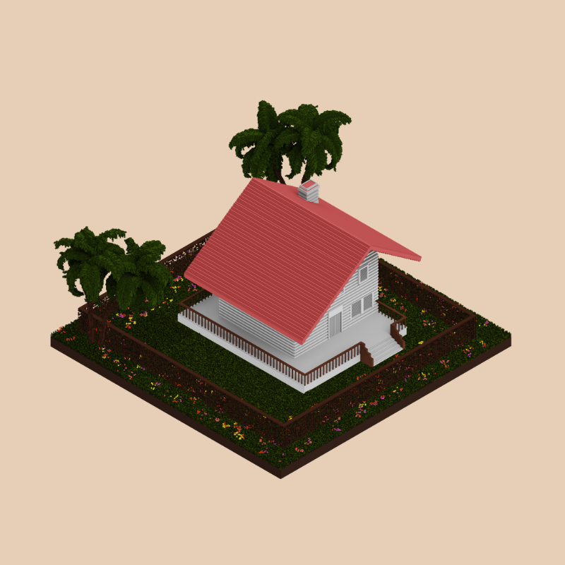 Pastel cottages #9 static token preview