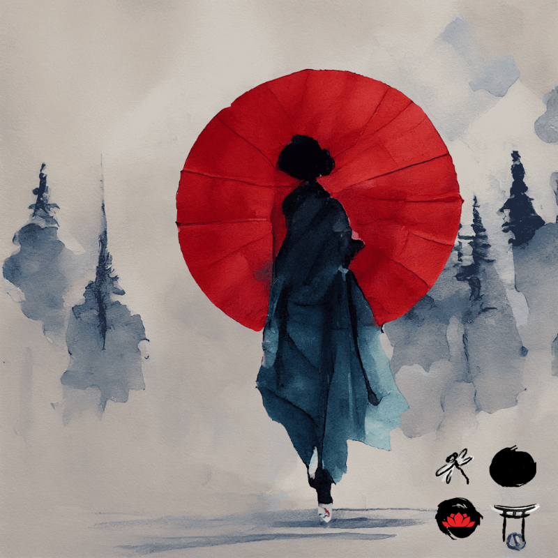 A walking geisha #20 static token preview