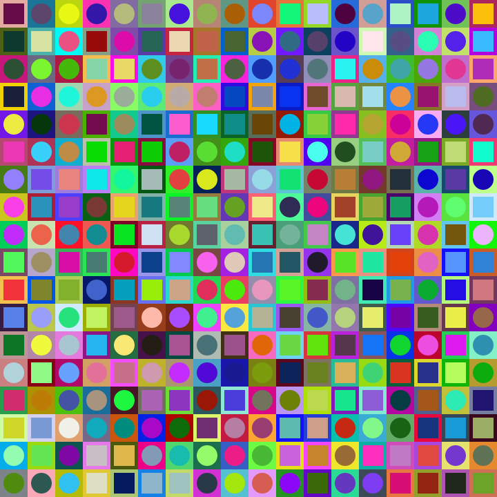 Square Dot Composition #4 static token preview
