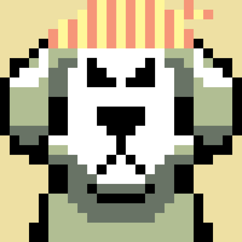 Pixel Dog #9 static token preview