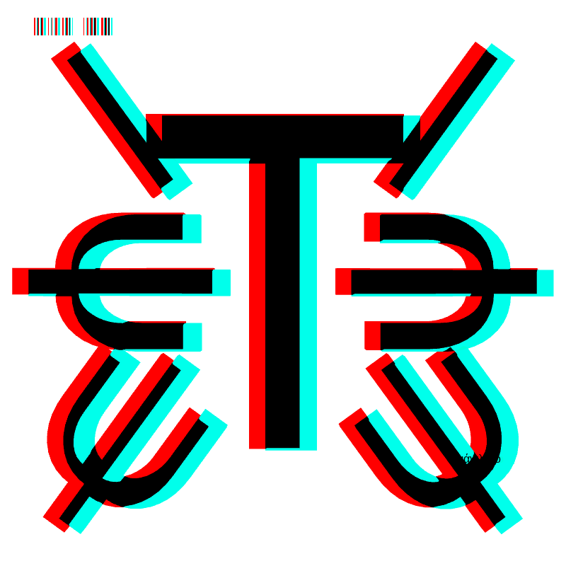 anaglyph - CRYPTO EMBLEM _2 : TWO-FACE #9 static token preview