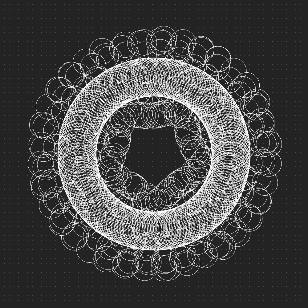 Spirographic Symphony #9 static token preview