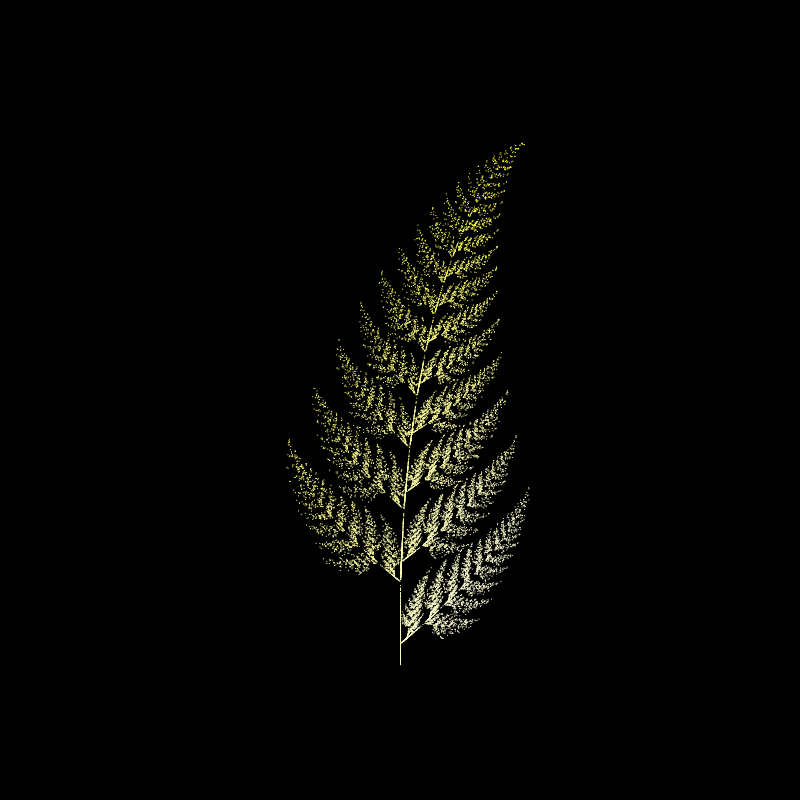 Fractal Leaves #7 static token preview
