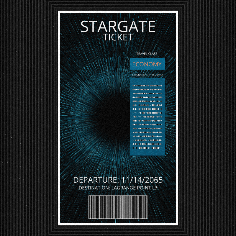 Stargate Ticket #12 static token preview