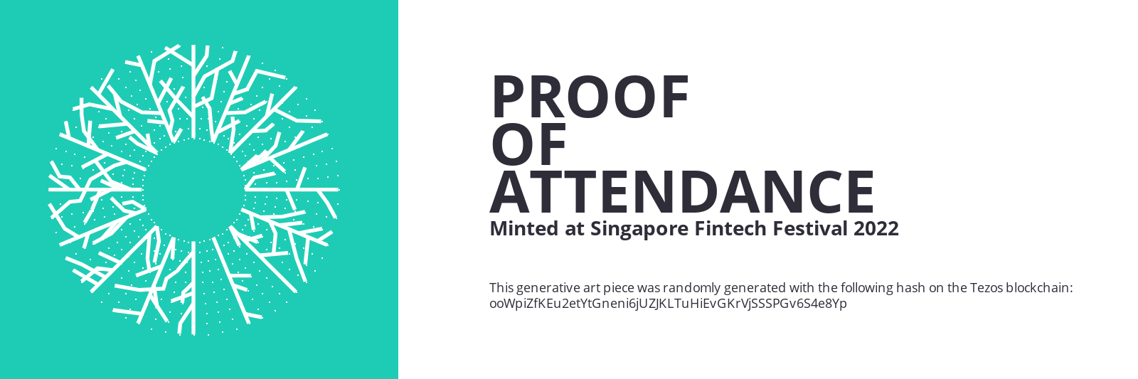 SFF2022 Proof of Attendance Token #15 static token preview
