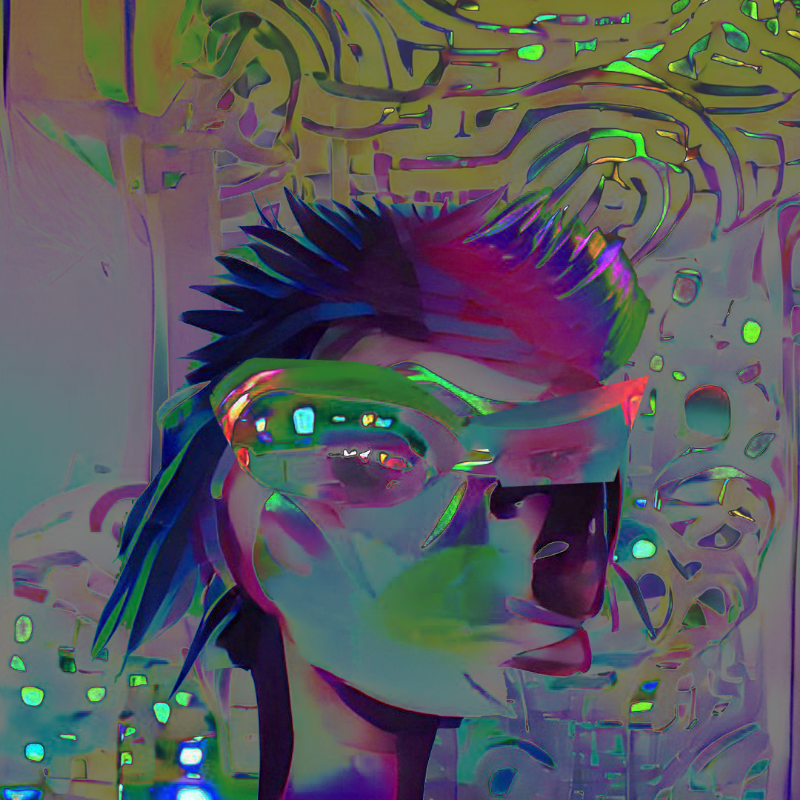 Female hack squad NEURAL ED #7 static token preview