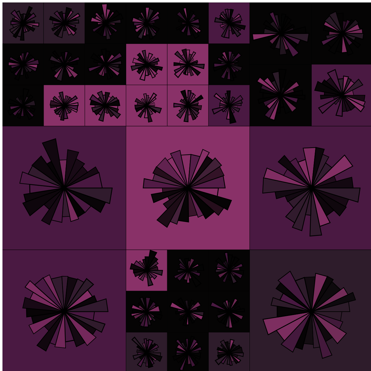 Dancing triangles #12 static token preview