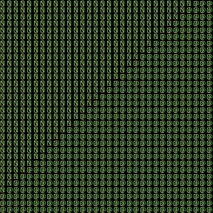 asciimatic #10 static token preview