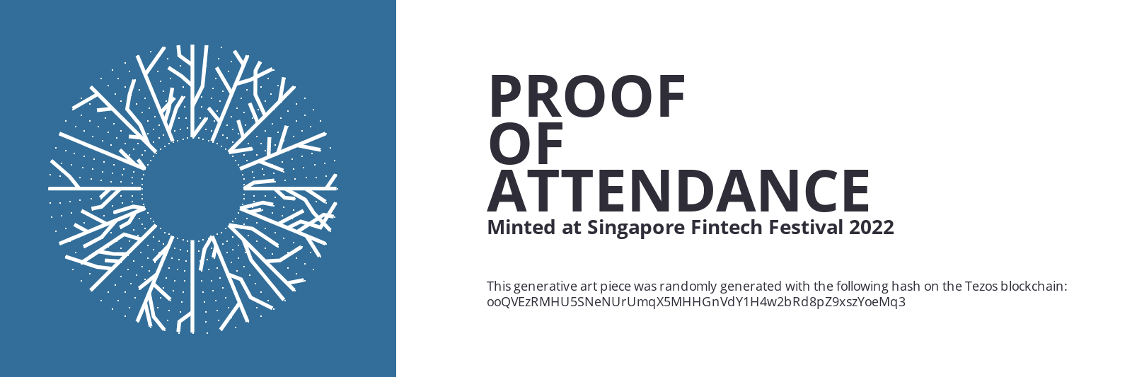 SFF2022 Proof of Attendance Token #2120 static token preview