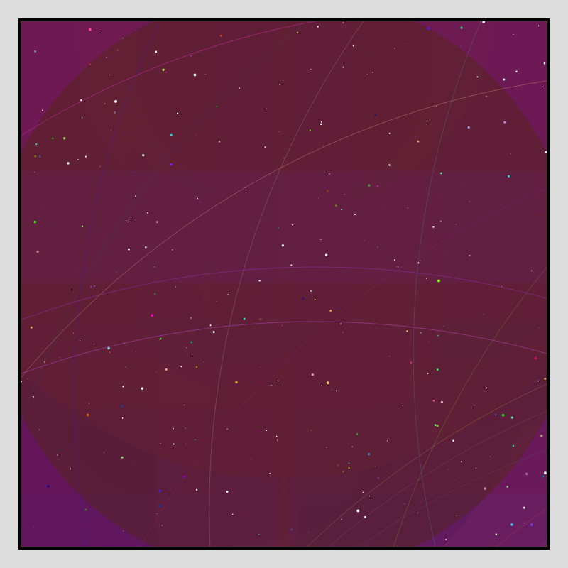 Color Field Starry B #7 static token preview