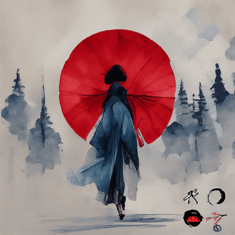 A walking geisha #19 static token preview