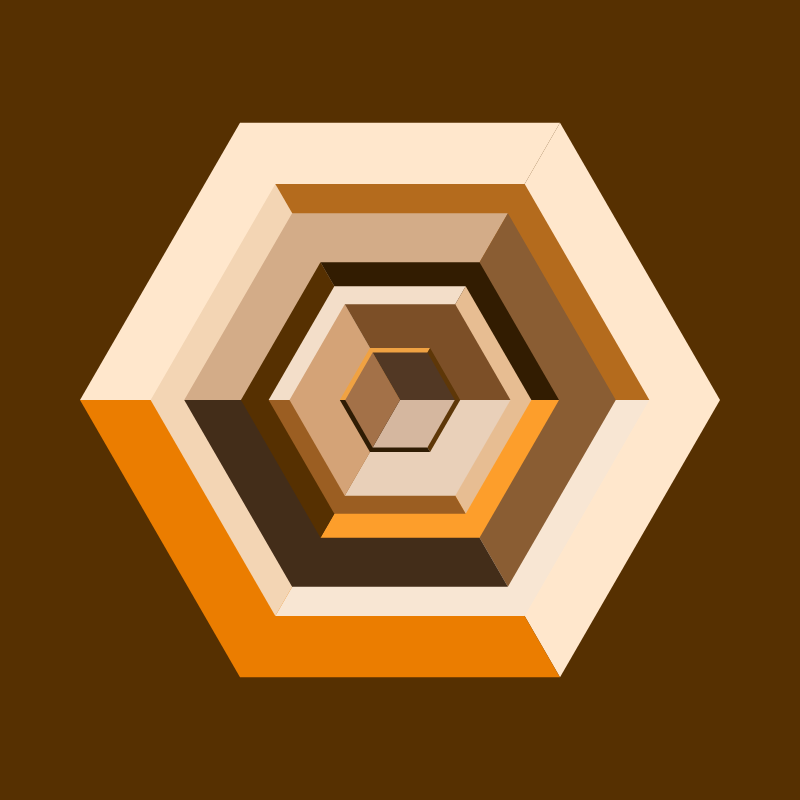 Hexagones - Art for Bots #24 static token preview