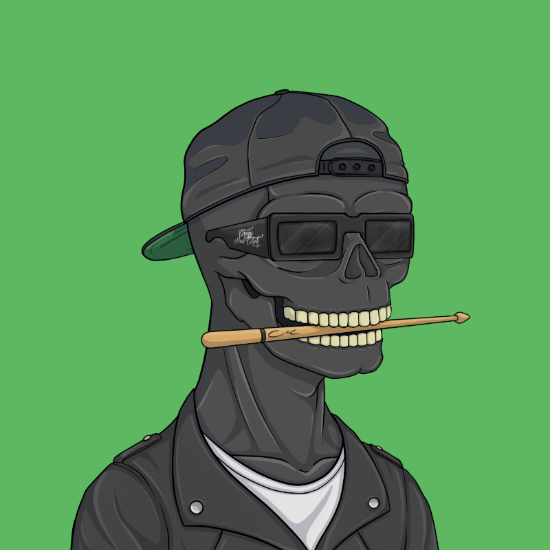 crazy skull club #27 static token preview