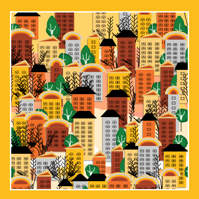 Colorful city #2 static token preview