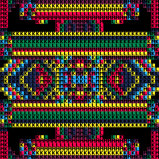PETSCII Machine #19 static token preview