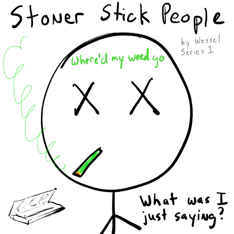 Stoner Stick People #42 static token preview