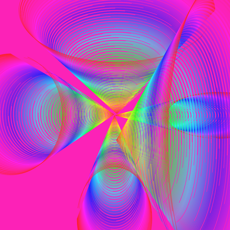 Fibonacci Rainbow Spiral v2 variation 3 #3 static token preview