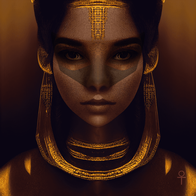 Egyptian woman #16 static token preview