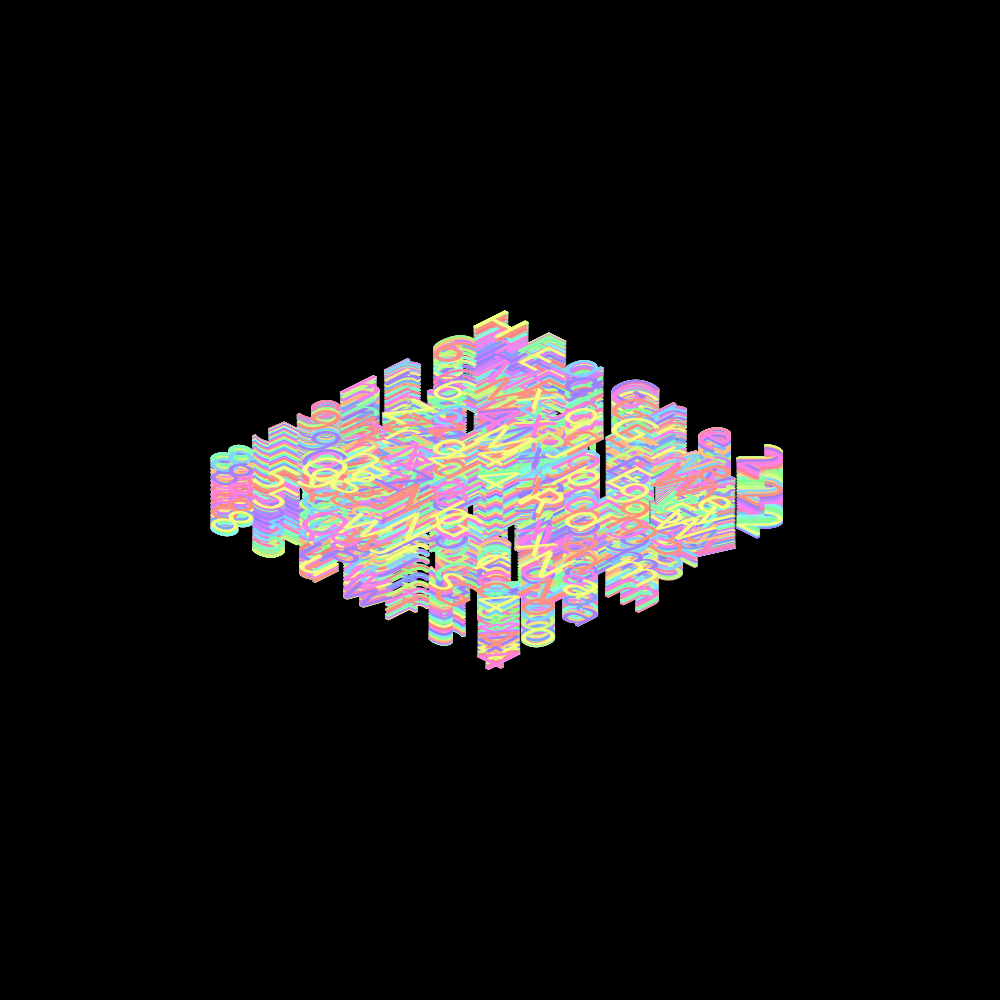 ISCII Rainbow Redux #23 static token preview