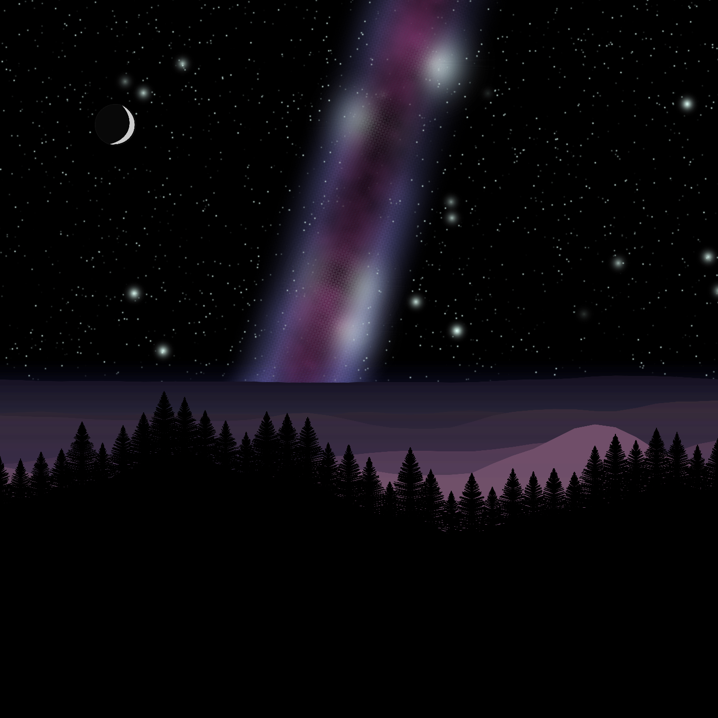 Mountain Sky #2 static token preview